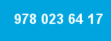 978 023 64 17